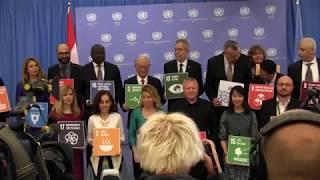 Austrian President Alexander Van der Bellen visiting the UN in Vienna