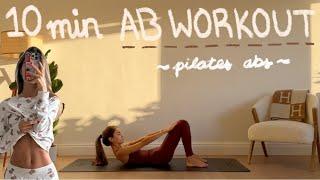 10MIN pilates ab workout // small & narrow waist | LIDIAVMERA