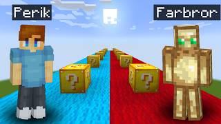 Spelar Ett LUCKY BLOCK RACE I Minecraft!