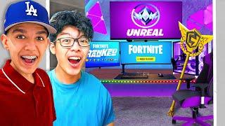 I Built AsianJeff’s ENTIRE Gaming Setup To Play Ranked Fortnite!