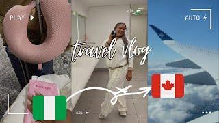 Moving from Nigeria(Lagos) to Canada (Ontario) | solo travel | flying Air France | Travel vlog