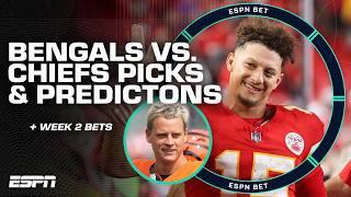 BETTING PICKS: Cincinnati Bengals vs. Kansas City Chiefs & MORE NFL Week 2 games | ESPN BET