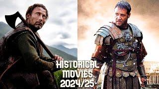 Top 5 Upcoming Historical Movies 2024/2025