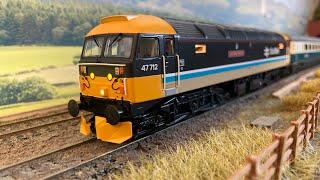 A short running session with  Bachmann Class 47 47712 Lady Diana Spencer