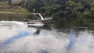 Diesel fishing jet boat