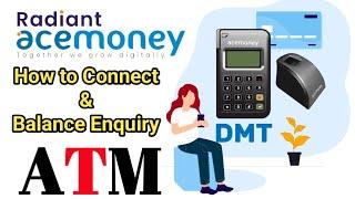 How to connect mATM in Mobile || Radiant Acemoney App || Balance Enquiry & Withdrawa || TS TECH 1