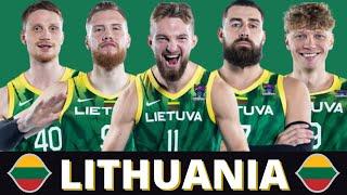 Lithuania Official Line Up FIBA EuroBasket 2022