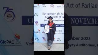 Shaabaashiyaan| My CA Convocation ️| CA Motivation