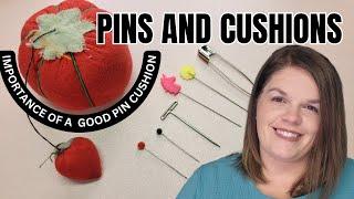 Pin Perfect: Choosing the Right Pins & Pin Cushions for Your Sewing Projects!