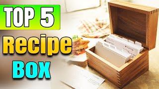 Best Recipe Box With Cards And Dividers