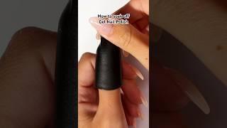 How to remove Gel Nail Polish using the soak off method Full tutorial on YouTube #shorts #tutorial