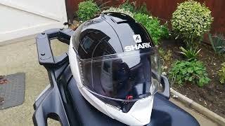 Shark Evojet Helmet, living with it. See link in description.