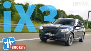 BMW iX3 Langstreckentest - ÜBERRASCHUNG bei 110 / 130 / 150 KMH auf der Autobahn!