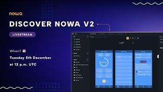 Nowa V2 LIVESTREAM | What's new? with Q&A session