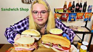 ASMR-Sandwich Shop Role Play 