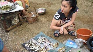 Vang Vieng Market , Morning Market in Laos