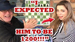 2322 WGM Doesn't Know She's Playing 2100 Trash Talker! WGM Dina Belenkaya vs THe Great Carlini