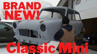 Classic Mini Body Shell Unboxing, British Motor Heritage MK4