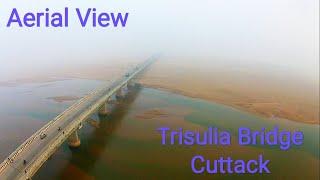 Drone Shots Of Sunrise at Trisulia Overbridge|Aerial View|Cuttack The Silver city