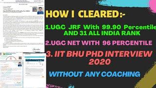 UGC NET JRF Management with 99.90 Percentile AND Bhu PhD Interview cleared by Akash Yadav