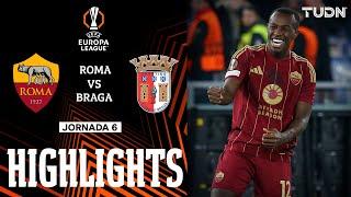 HIGHLIGHTS - Roma vs Braga | UEFA Europa League 2024/25 | TUDN