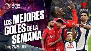 Todos los GOLES de la décima jornada | Premier League | Telemundo Deportes