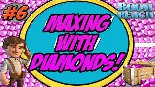 Going To HQ 20! | Maxing With Diamonds #6 | Boom Beach