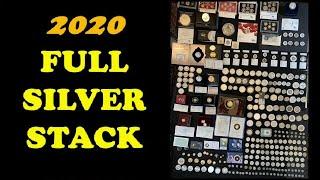 2020 FULL SILVER STACK!!! Hundreds of Coins & Rounds!