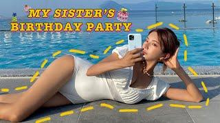 태리언니 생일파티 여수 풀빌라 브이로그(feat.새은, 혜미) | Birthday Party VLOG 여수여행