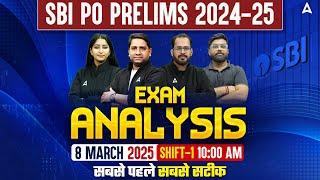 SBI PO Analysis 2024-25| SBI PO Prelims Exam Analysis  |  SBI PO Shift 1 Analysis | Complete Review