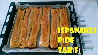 Ispanaklı Pide Tarifi #aninda biten pide#ıspanaklıpide