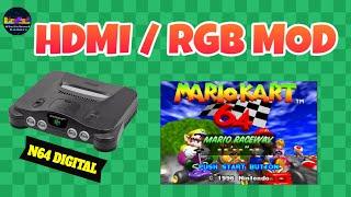 N64 Digital, the latest Nintendo 64 HDMI and RGB mod. Lets see what it can do!