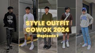 Inspirasi Outfit Cowok Keren | Rekomendasi Ootd Pria 2024 | Shopee Haul | #episode1