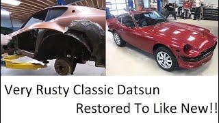 600 hour Datsun 240z Restoration In 10 Mins