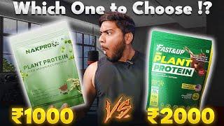 Nakpro Plant Protein v/s Fast&Up Plant Protein | COMPARISON ||