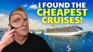 I Found the CHEAPEST 7-Day Cruise for Every Line!