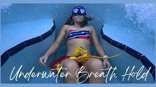 Breath Hold Practice Underwater [ Static Apnea for Freediving ]