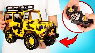 DIY JEEP WRANGLER de cartón