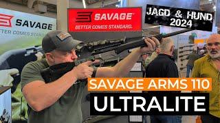 Jagd & Hund 2024: Jens Tigges stellt die neue Savage Arms 110 Ultralite Repetierbüchse vor