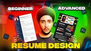 How to Create Resume in Photoshop |  Resume kaise banaye..?  #photoshop