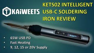 INTELLIGENT USB-C SOLDERING IRON | Kaiweets KETS02 Tested