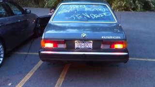 1986 BMW 635Csi custom exhaust