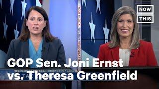 Joni Ernst and Theresa Greenfield Face Off in Iowa Senate Race | NowThis