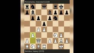 Chess at the Moscow Open Sviridov, Valery (2573) 1/2-1/2 Ponomarev, Vsevolod (2220) #shorts #chess