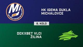 6. kolo: HK Dukla Ingema Michalovce – DOXXbet Vlci Žilina 6:1 (HIGHLIGHTY)