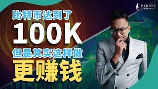 比特币破100,000美元，但聪明钱都在这里赚被动收入！【Dr Koshilan Kosh】｜21天投资教育平台 美股分析 期权导师 期权投资 期权为王