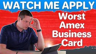 Watch Me Apply for the Worst American Express Business Card - How to Use Referral Links