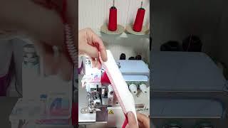 #재봉팁 원단배색할 때 오버록실 깔맞춤 하는 법!