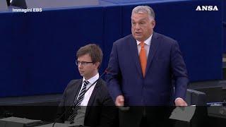 Ue, Orban: "Salis una picchiatrice, assurdo parli di diritti"