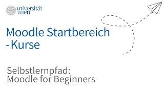 Moodle Startbereich - Kurse